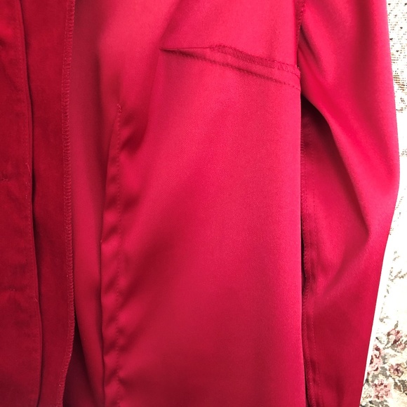 JESSICA HOWARD WOMAN RED BLAZER SZ 16 - 5 GORGEOUS BUTTONS &  ONE AT BELTED BACK - Picture 7 of 8